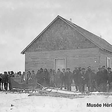 Chapel Opening at Saddle Lake, Alberta - Photo