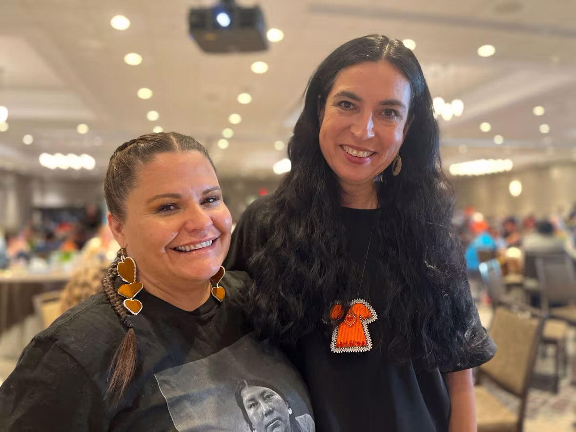 ournalists Brandi Morin and Tanya Talaga were two of the rapporteurs tasked at recapping Tuesday's breakout sessions to the plenary on Wednesday afternoon.
