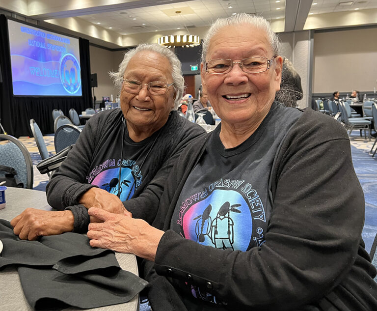 Web Residential School Survivors - Eva Cardinal and Aldina Matoosk Annie Cryer
